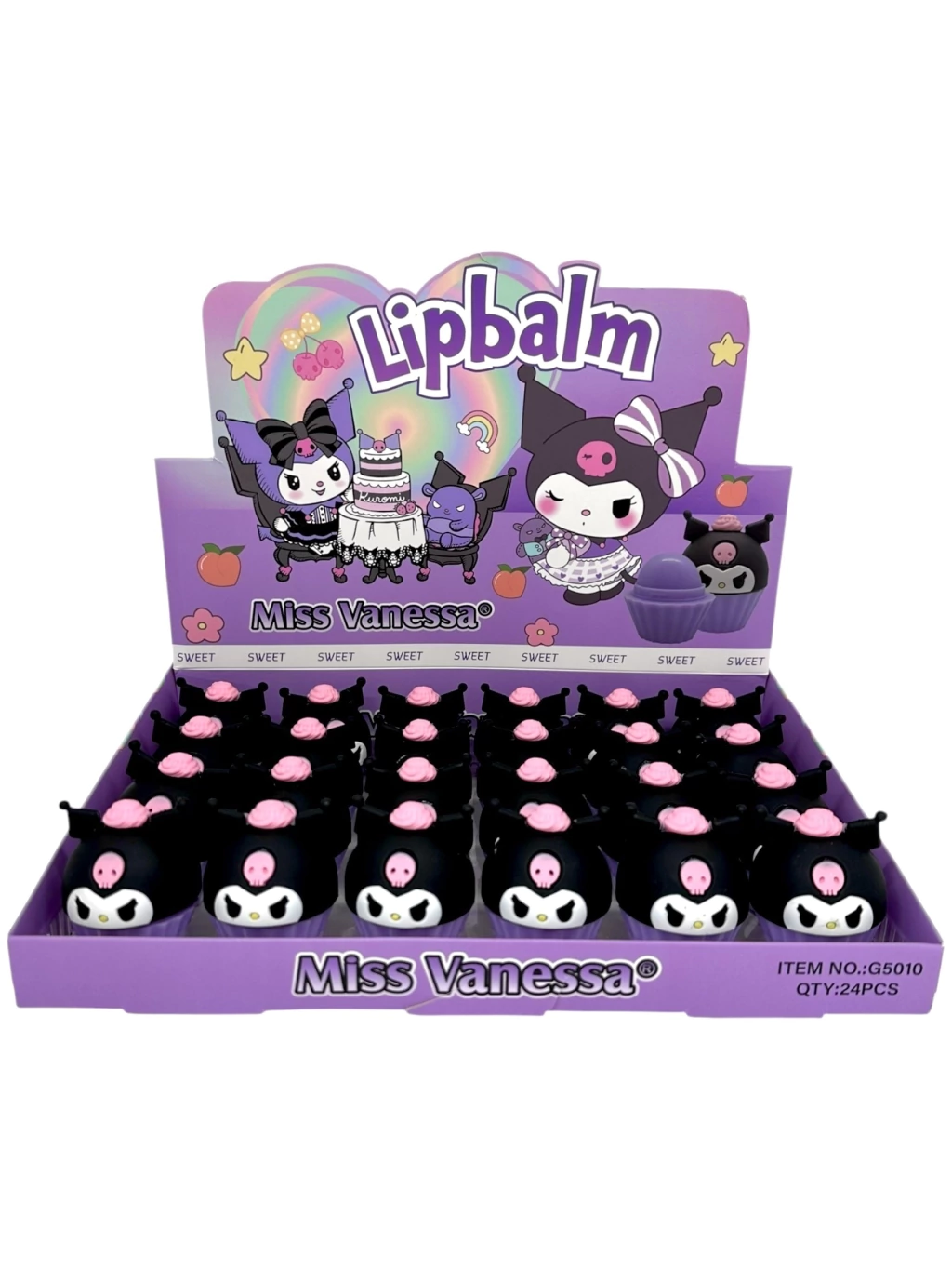 Miniatura 2 de Balsamo labial Kuromi Miss Vanessa